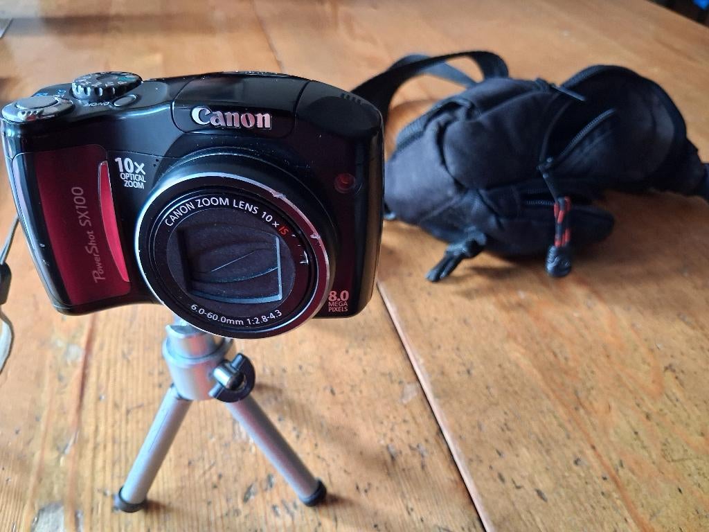 fotocamera Canon PowerShot SX100 IS, Gebruikt, Canon, 8 Megapixel, Ophalen of Verzenden