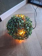 Nep buxus bollen met zacht warm licht, 2 stuks, Huis en Inrichting, Binnen, Kunstplant, Ophalen of Verzenden, Kunststof