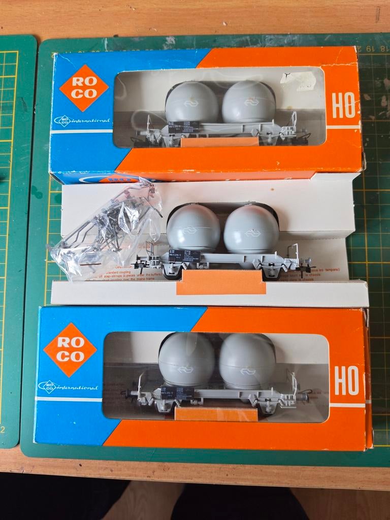 NS bollen wagens Roco., Gelijkstroom, Wagon, Ophalen of Verzenden, Roco