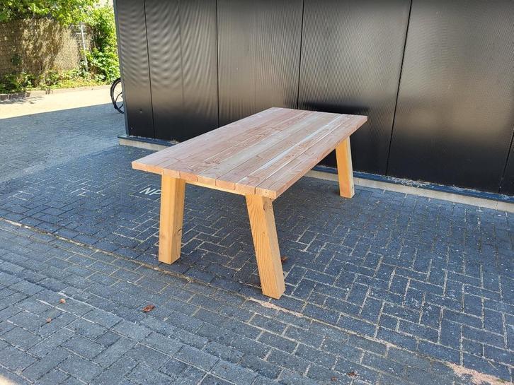 Tuintafel douglas/lariks hout, Tuin en Terras, Tuintafels, Nieuw, Rechthoekig, Hout, Ophalen of Verzenden