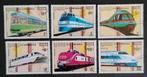 CAMBODJA (Kampuchea) - serie treinen 1989, Verzenden, Gestempeld, Zuidoost-Azië
