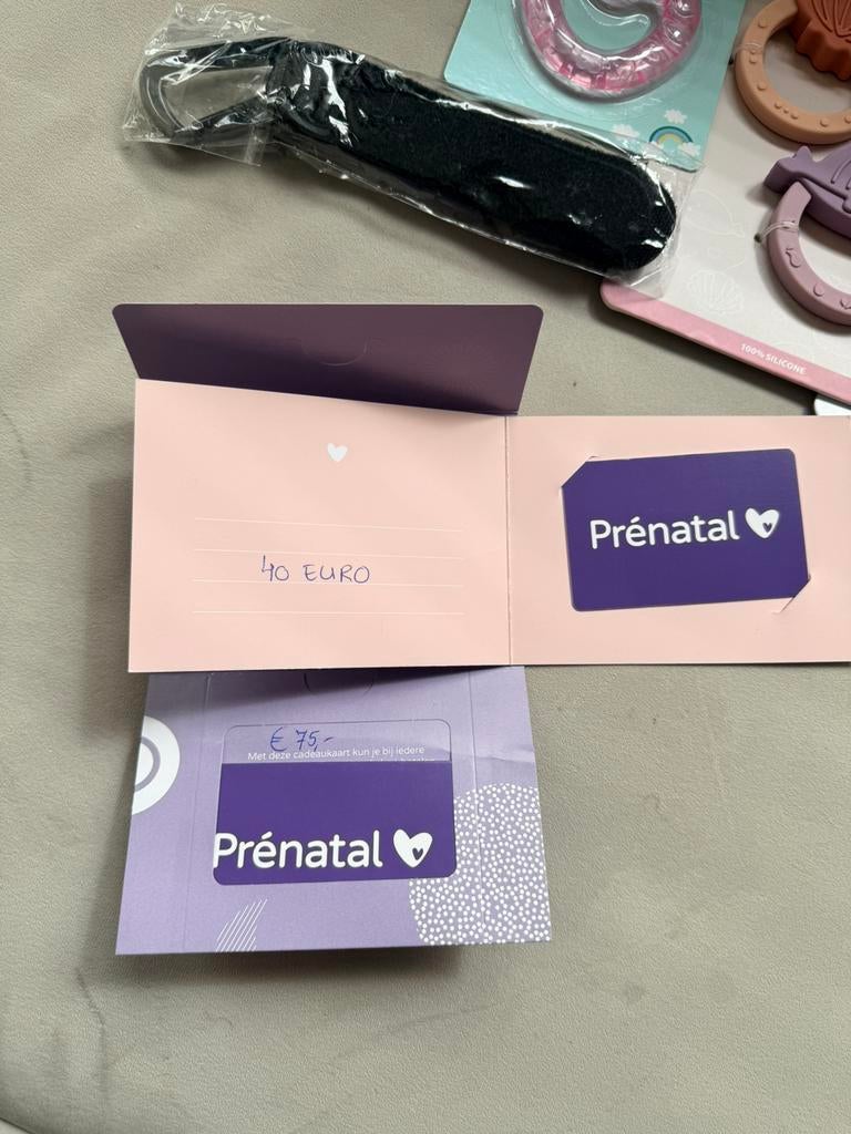 Waardebon prenatal/diverse spullen, Tickets en Kaartjes, Kortingen en Cadeaubonnen, Eén persoon, Cadeaubon