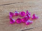 Lego diamanten transparant roze 10x, Ophalen of Verzenden, Nieuw, Lego