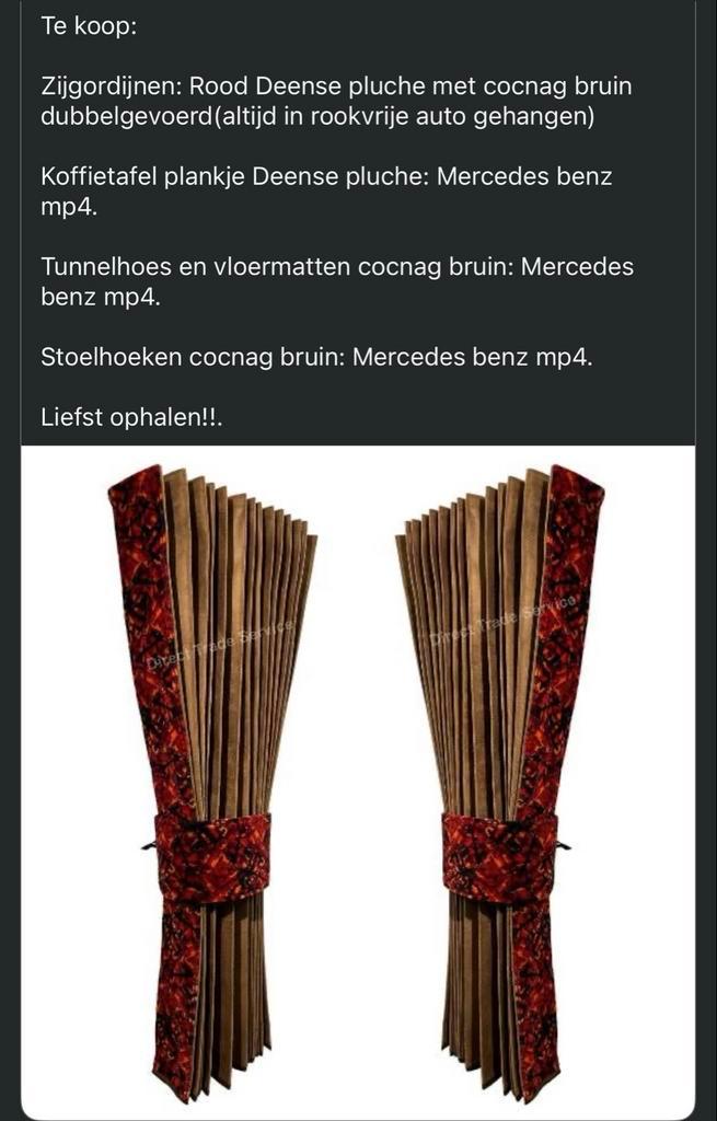 Bekleding vrachtwagen Mercedes MP4 - Compleet interieur, Auto-onderdelen, Interieur en Bekleding, Mercedes-Benz, Gebruikt, Ophalen of Verzenden