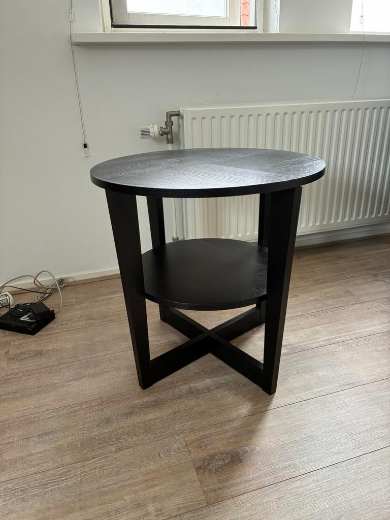 Salon en/ of bijzettafel IKEA, Ophalen, 50 tot 100 cm, Rond, Zo goed als nieuw