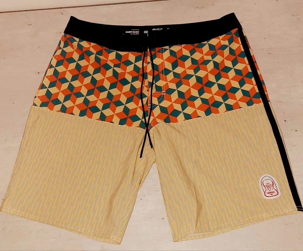 RVCA x Barry McGee Limited Edition Zwem/Surf Short, Kleding | Heren, Badmode en Zwemkleding, Overige kleuren, Maat 48/50 (M), RVCA