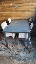 Gratis tuinset snel ophalen, Tuin en Terras, Ophalen, 4 zitplaatsen, Gebruikt, Tuinset