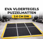 Set 6m2  PREMIUM 26 EVA vloertegel ZWART-GEEL, Doe-het-zelf en Verbouw, Tegels, Nieuw, Vloertegels, Overige materialen, 60 cm of meer