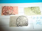 oud Nederland nvph 84-85-86 ,speciale stempeling, Ophalen of Verzenden, Nederland