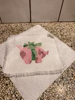 Borduurwerkje varken met groene strik, Ophalen of Verzenden, Patroon