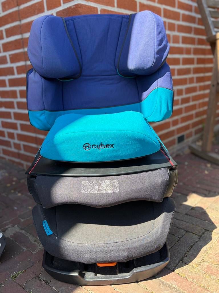 Cybex Pallas-fix autostoel  9-36 KG, Overige merken, Autogordel of Isofix, Gebruikt, Afneembare rugleuning