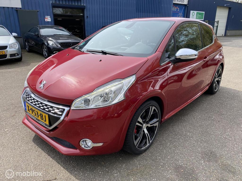 Peugeot 208 1.6 THP GTi 104.DKM ECC LEDER NAVI CRUISE, Auto's, Peugeot, Voorwielaandrijving, Euro 5, Gebruikt, Zwart