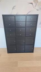 7x DEUREN inc. Inzetten Kallax Ikea zwart, Huis en Inrichting, Woonaccessoires | Schalen en Manden, Ophalen, Zo goed als nieuw