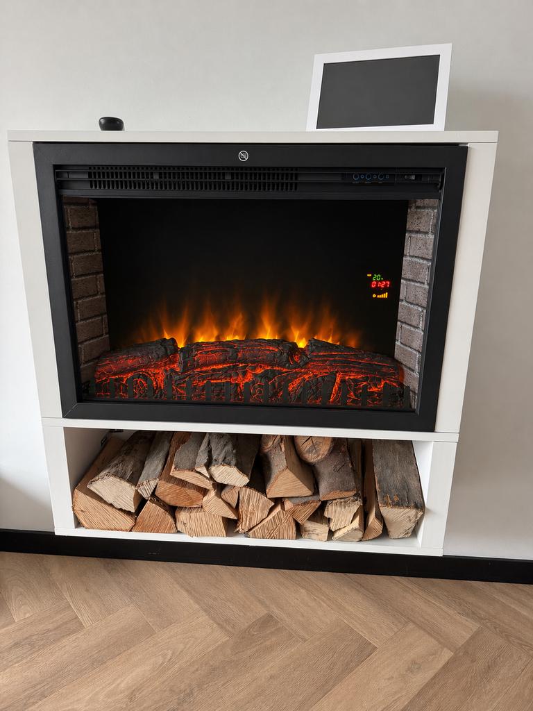 Klarstein Mauna Loa Elektrische Haard Convectieverwarming, Ophalen, Zo goed als nieuw, Vrijstaande haard, Elektrische haard