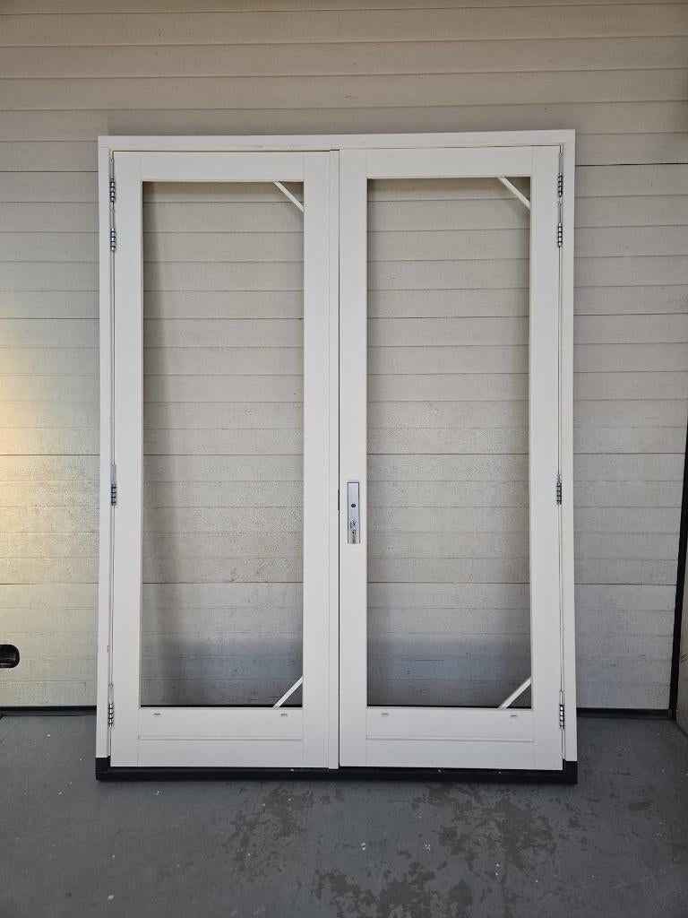 Verkeerd besteld Tuindeuren 192x260 (bxh) Hardhout Meranti, Doe-het-zelf en Verbouw, Deuren en Horren, Nieuw, Ophalen of Verzenden