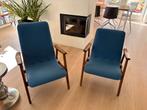 Louis van Teeffelen (Wébé) set van man en vrouw fauteuils, Ophalen, Minder dan 75 cm, Louis van Teeffelen Wébé jaren 60, Zo goed als nieuw