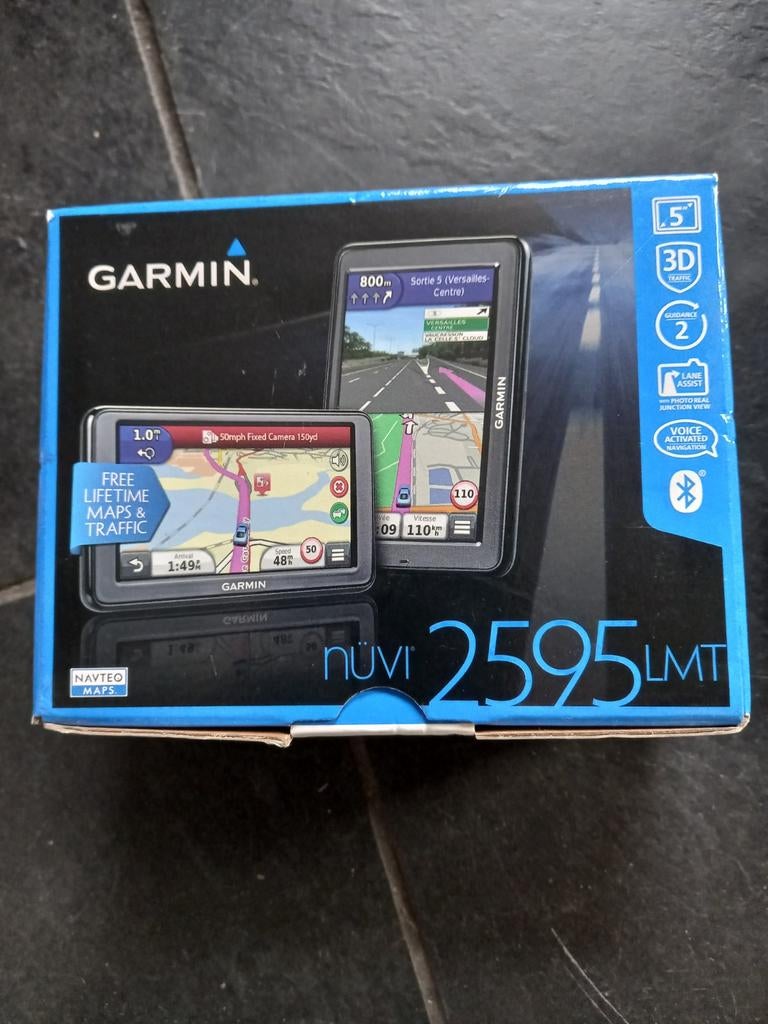 Garmin nüvi 2595LMT Navigatiesysteem met Lifetime Maps, Ophalen of Verzenden, Gebruikt