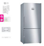 Bosch KGN86AIDR Koelvriescombinatie - RVS Look XXL 86 cm, 200 liter of meer, 60 cm of meer, Met aparte vriezer, Zo goed als nieuw