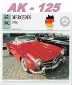 Ak125 autokaart mercedes 190sl ( 1954 - 1962 ), Ophalen of Verzenden, Auto's