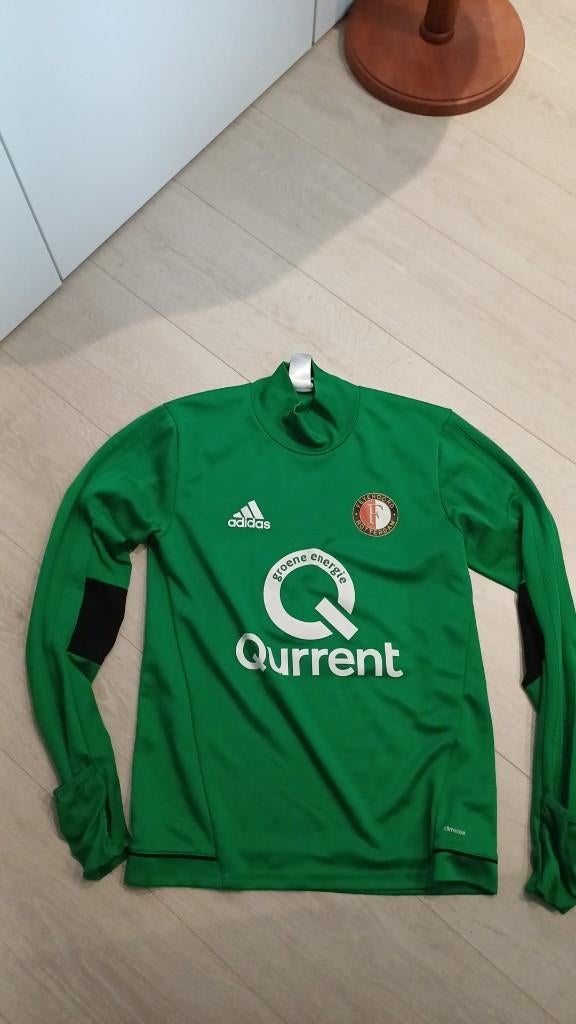 Adidas Feyenoord keeperstrui groen - lange mouw - maat S, Maat S, Ophalen of Verzenden, Gebruikt, Shirt