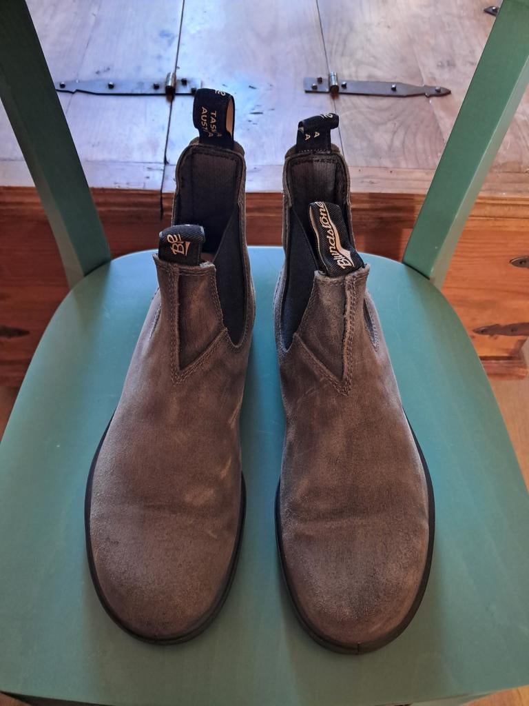Unisex Blundstone korte laarzen - grijs, maat 40, Kleding | Dames, Lage of Enkellaarzen, Ophalen of Verzenden, Zo goed als nieuw