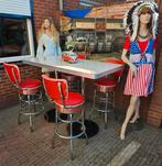 FIFTIES SIXTIES AMERIKAANSE BARKRUKKEN BEL AIR BARTAFEL, Huis en Inrichting, Barkrukken, Ophalen, 5 krukken of meer, 60 tot 90 cm