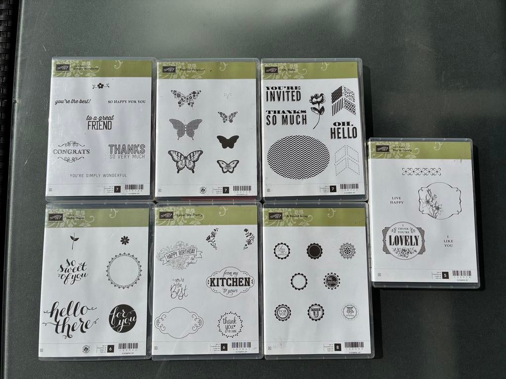 Stampin' Up! Stempelsets: oa Potpourri, Ophalen of Verzenden, Zo goed als nieuw, EZ-mounted stempel