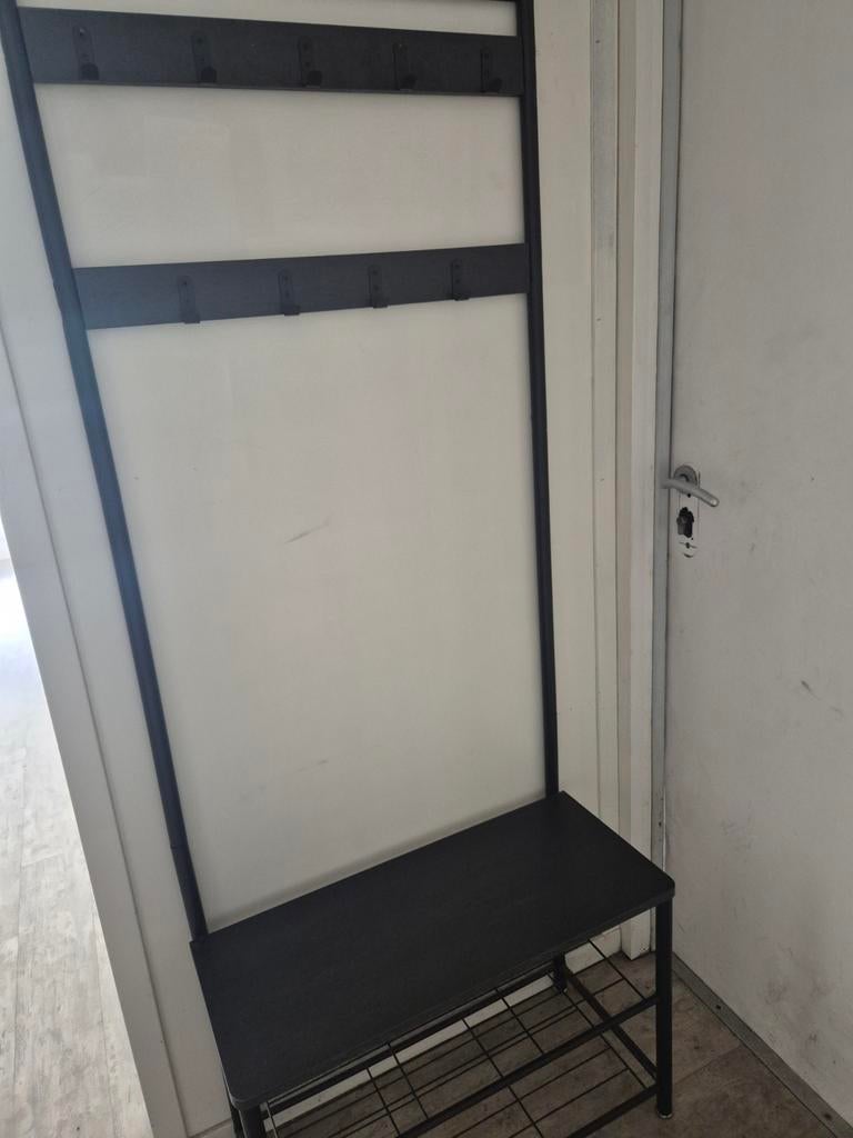 Kapstok zwart, Wandkapstok, Ophalen of Verzenden, Zo goed als nieuw, Minder dan 100 cm