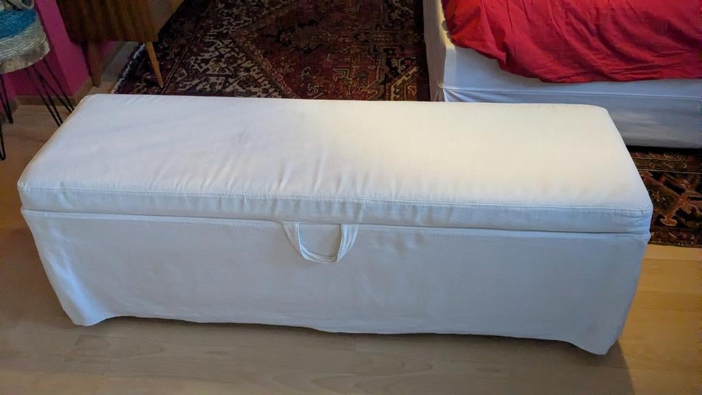 IKEA bankje met opbergruimte, Ophalen