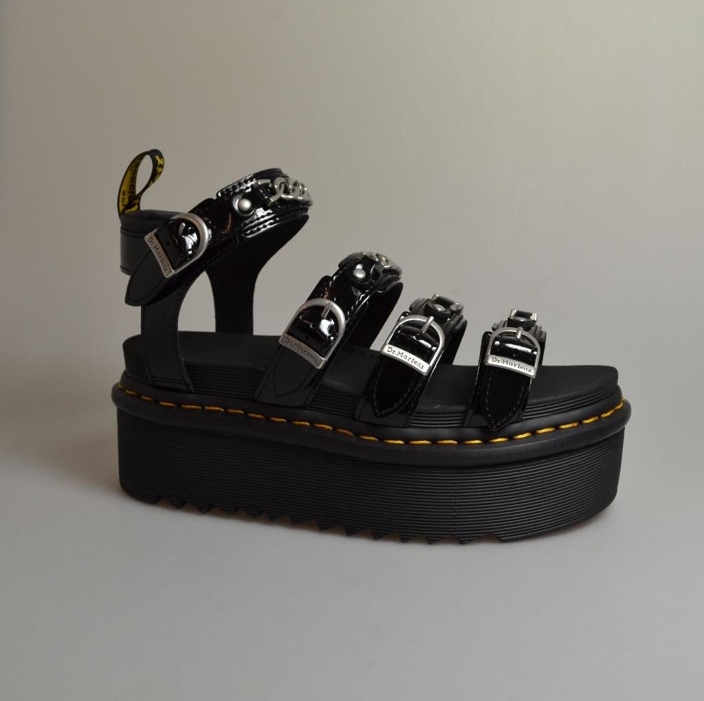 dr martens sandalen blaire 2 chain quad patent black 39, 40, Kleding | Dames, Schoenen, Zwart, Nieuw, Dr. Martens, Sandalen of Muiltjes