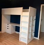 IKEA SAMSTAD Hoogslaper met bureau en opbergruimte, Ophalen, Zo goed als nieuw, Hoogslaper