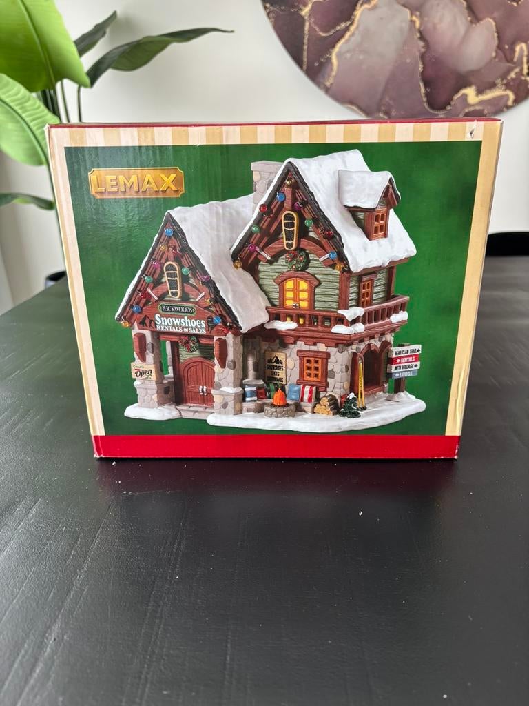 Lemax Snowshoes Rentals Sales, Diversen, Kerst, Ophalen, Zo goed als nieuw