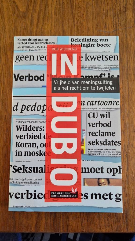 In Dubio - Rob Wijnberg, Ophalen of Verzenden