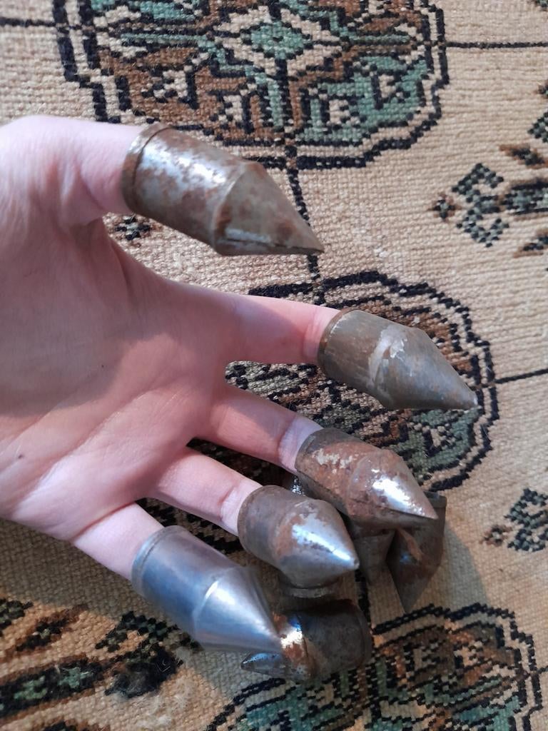 Set van 9 aardappelkrabbers, Ophalen of Verzenden