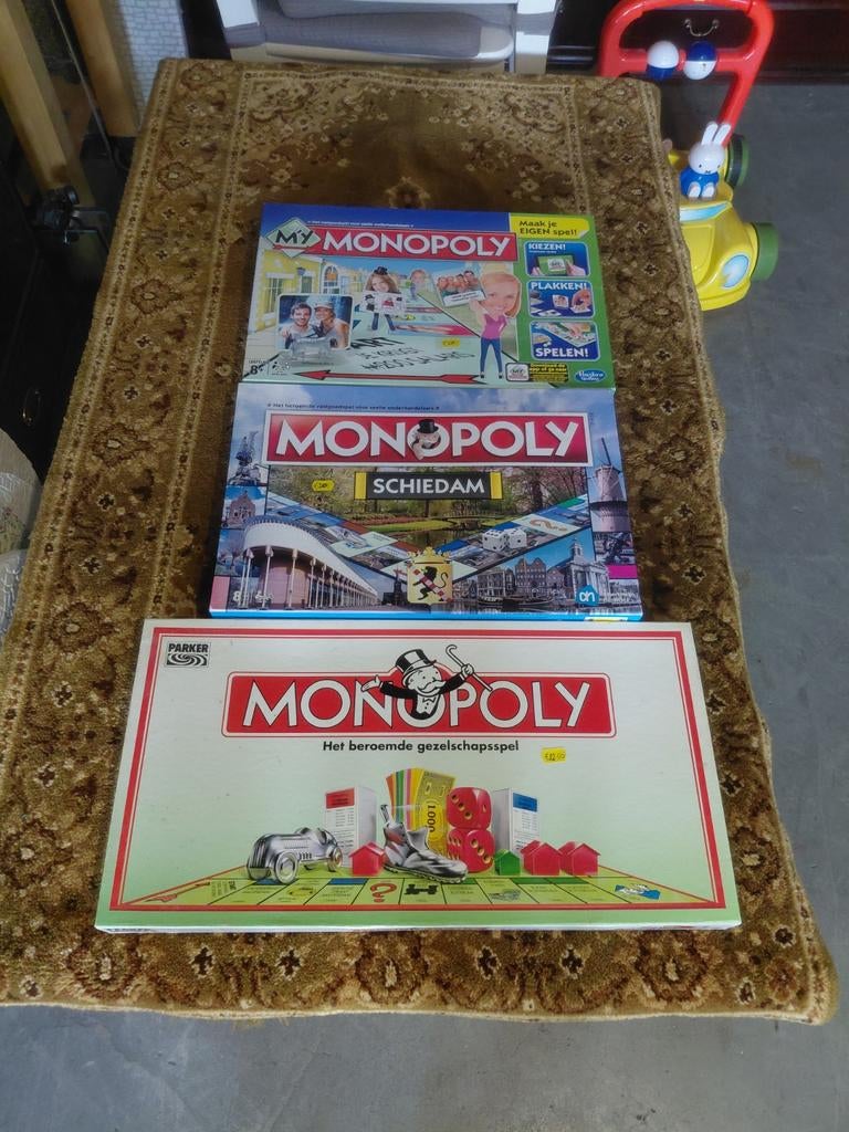 Monopoly Spellen: My Monopoly, Schiedam & Klassiek, Vijf spelers of meer, Ophalen of Verzenden, Gebruikt, Parker