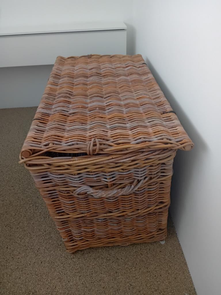Rotan kist, speelgoedkist, opbergkist, Huis en Inrichting, Woonaccessoires | Kisten, Overige materialen, Gebruikt, 50 tot 100 cm