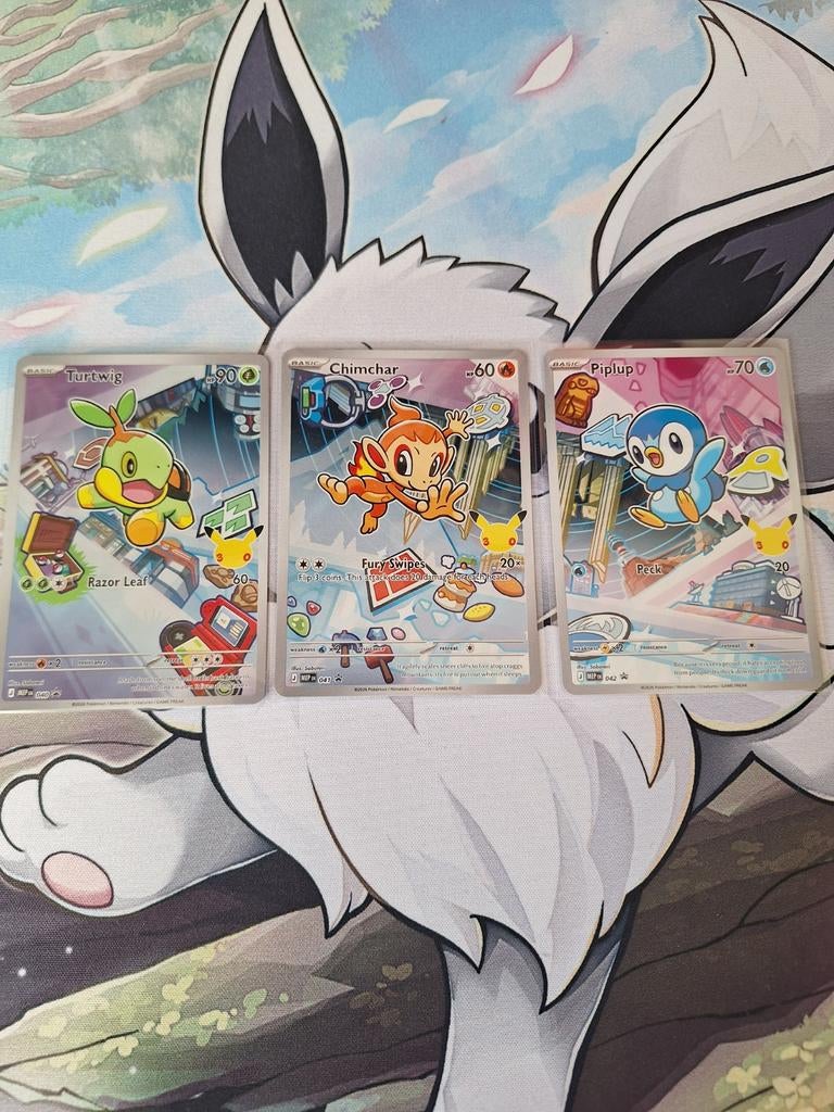 Pokémon TCG: Turtwig, Chimchar, Piplup (Gen 4 Starters), Hobby en Vrije tijd, Verzamelkaartspellen | Pokémon, Ophalen of Verzenden