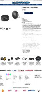 JL Audio C1-100CT Dome Tweeters, Hifi-Focus, Aalsmeerderweg 173 1432 CL, Aalsmeer, Nieuw, Ophalen of Verzenden