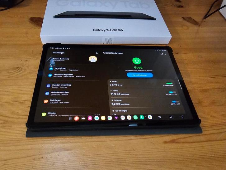Samsung Tab S8 5g als nieuw!, Computers en Software, Android Tablets, Zo goed als nieuw, Ophalen of Verzenden