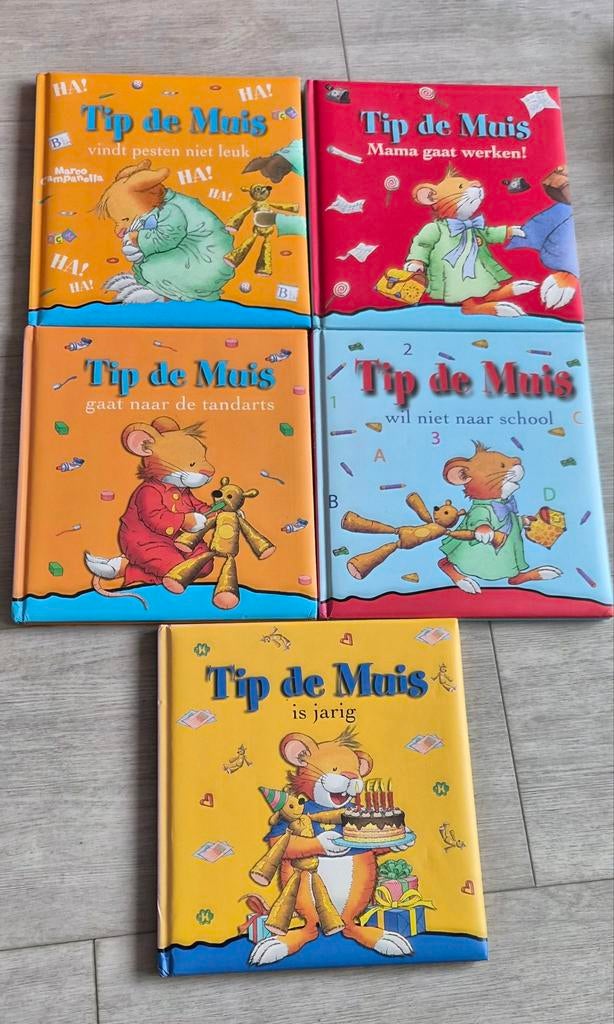 Tip de Muis Boeken - Complete Set van 5, Boeken, Ophalen of Verzenden, Zo goed als nieuw, 3 tot 4 jaar