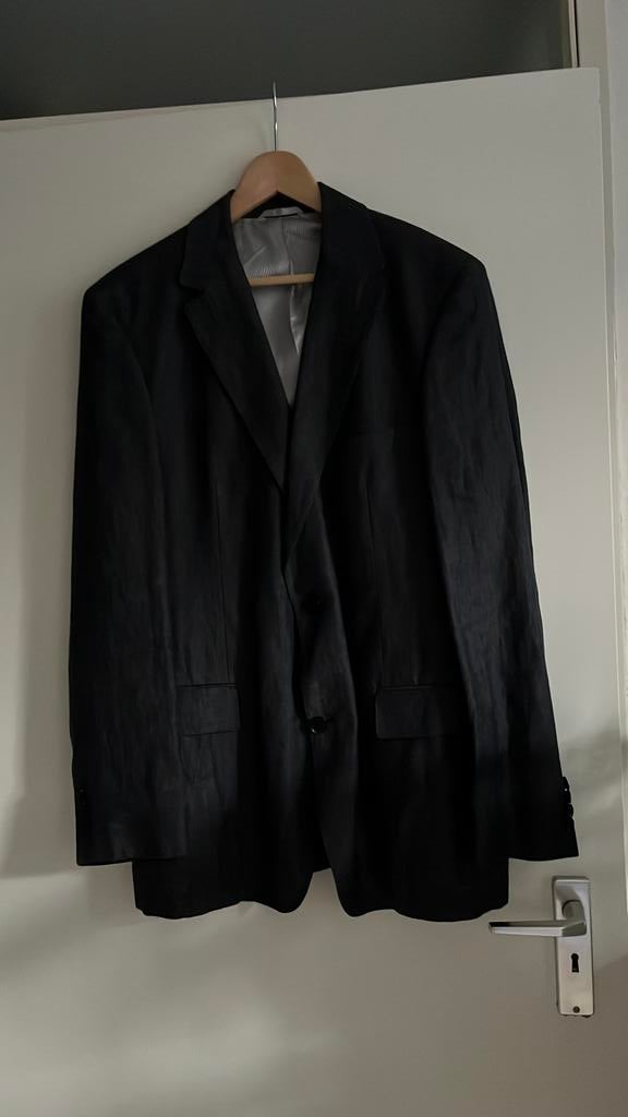 Heren colbert linnen Boss maat 54, Kleding | Heren, Ophalen of Verzenden, Zo goed als nieuw, Overige maten, Grijs