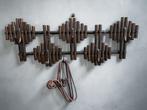 Mid-Century Modern 1970's bamboe wandkapstok # 9922, Gebruikt, B, Minder dan 100 cm, Hout