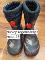KINDER KAPLAARZEN MAAT 28 MERK DUNLOP, Ophalen, Zo goed als nieuw, Regenlaarzen, Kinderen