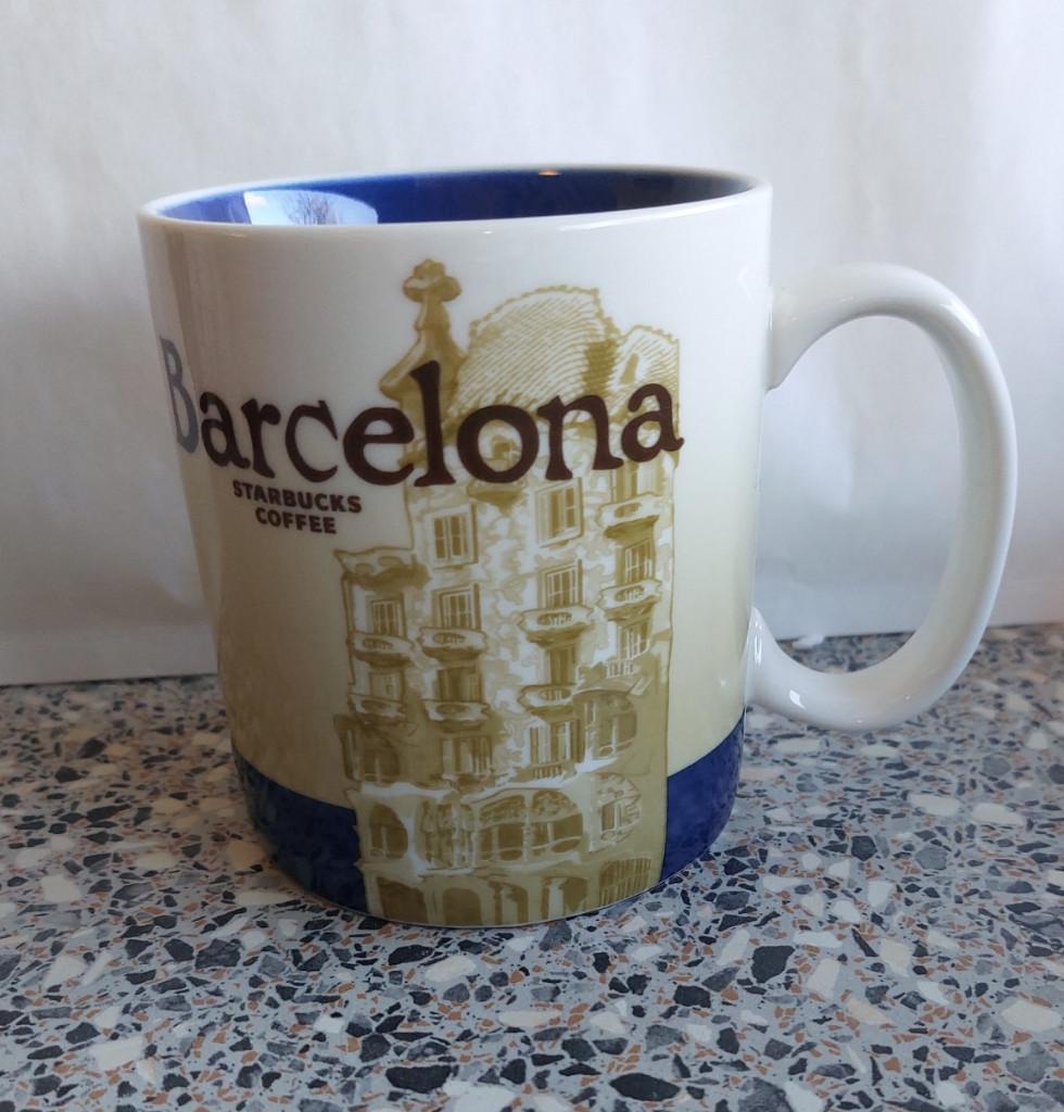 Starbucks Coffee mug beker mok Barcelona Collector Series, Keramiek, Ophalen of Verzenden, Zo goed als nieuw, Overige stijlen