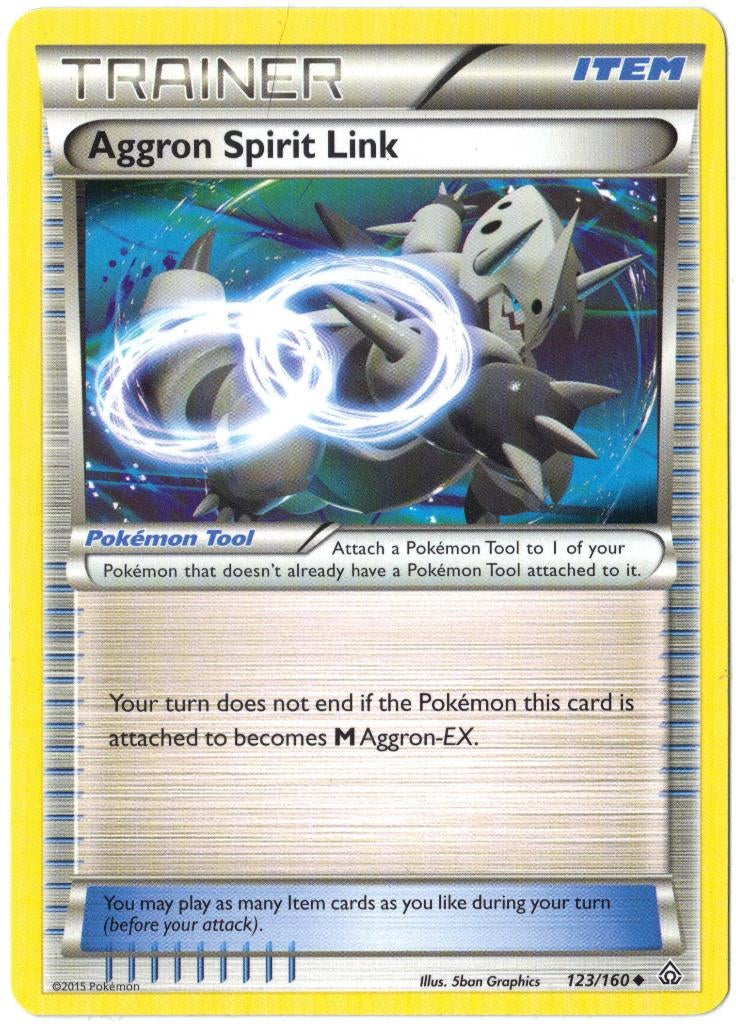 Primal Clash,  Aggron Spirit Link [uncommon] 123/160, Verzenden, Nieuw, Losse kaart