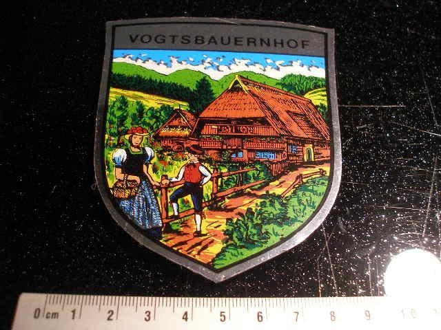 folie sticker vogtsbauernhof openluchtmuseum museum, Verzenden, Zo goed als nieuw, Bedrijf of Vereniging