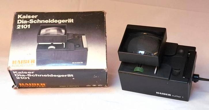 Kaiser Diasnijder type 2101, Audio, Tv en Foto, Diaprojectors, Gebruikt, Ophalen of Verzenden
