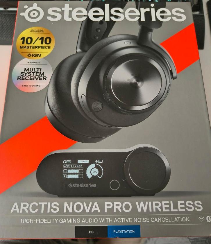 SteelSeries Arctis Nova Pro Wireless headset, Computers en Software, Headsets, Gebruikt, Over-ear, Draadloos, Gaming headset, Ophalen of Verzenden