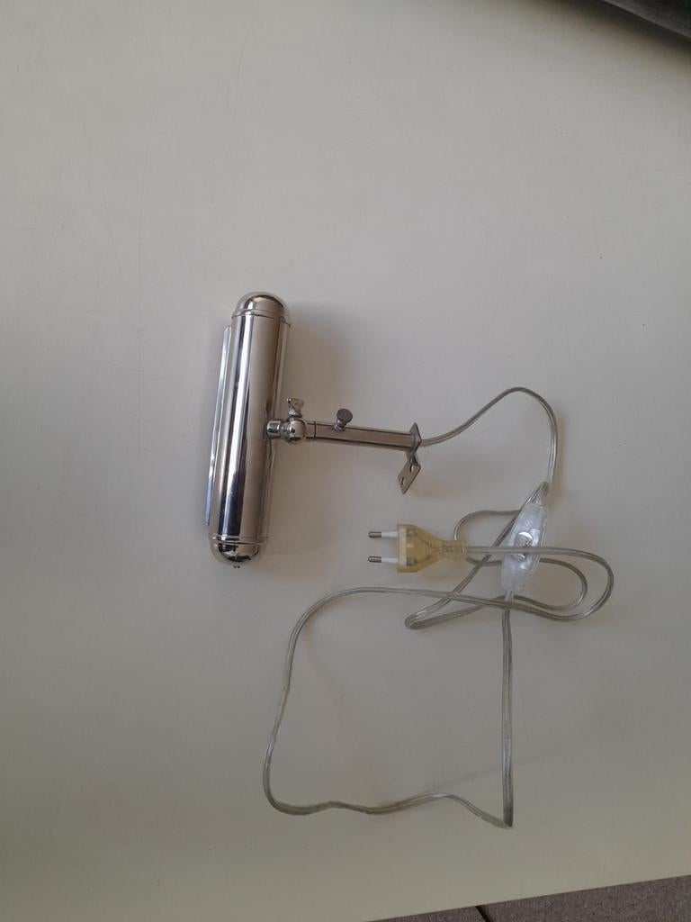 Pianolamp schilderijlamp kastlamp chroom  - nieuw, Huis en Inrichting, Ophalen, Nieuw, Metaal of Aluminium