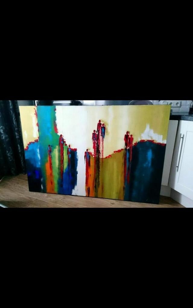 Handgeschilderd schilderij Raffaele Fiore painting Original, Ophalen